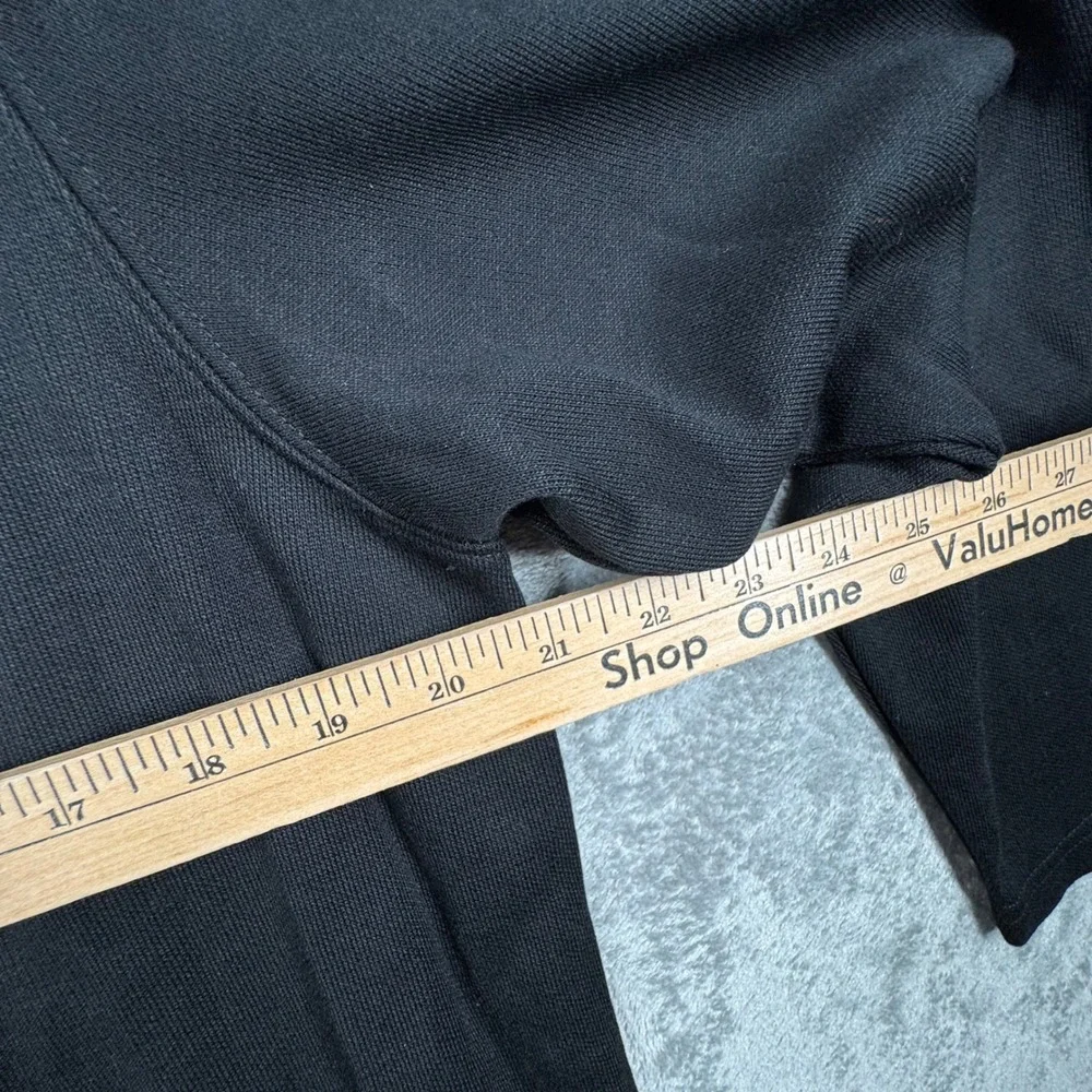 Bobbie Brooks‎ Cardigan Black Gold Full Zip Top M Sparkle Shimmer Glam Statement